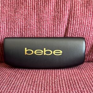 BEBE Black & Gold Glasses Case